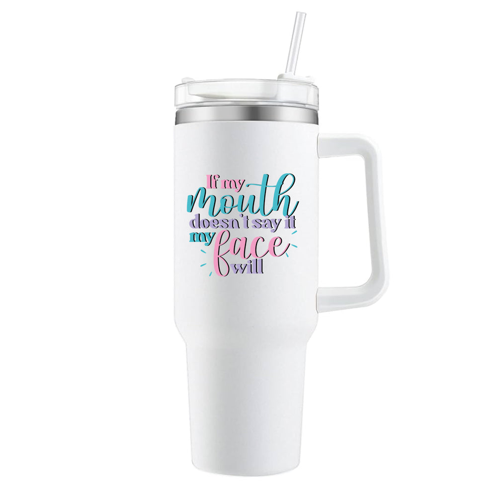 Huge Mouth Says 40oz Tumbler #5 image